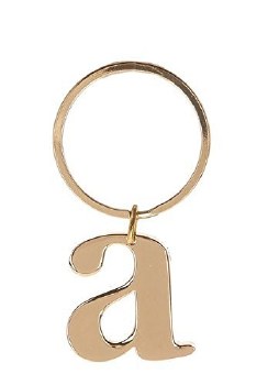 GANZ GOLD KEYRING A