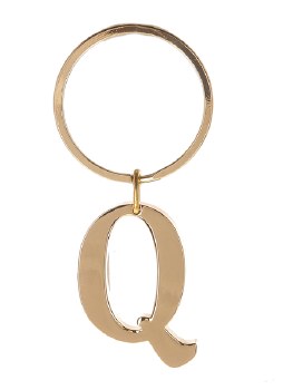 GANZ GOLD KEYRING Q