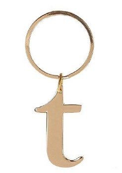 GANZ GOLD KEYRING T