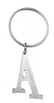 GANZ SILVER KEYRING A