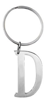 GANZ SILVER KEYRING D
