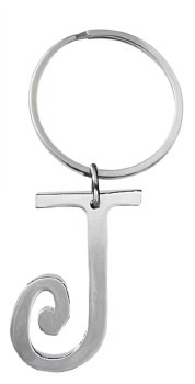 GANZ SILVER KEYRING J