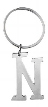 GANZ SILVER KEYRING L