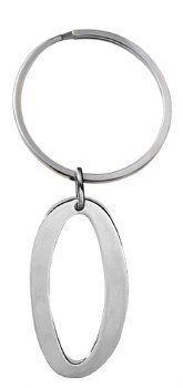 GANZ SILVER KEYRING O