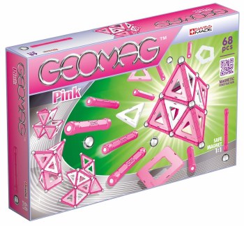 GEOMAG PANELS PINK 68PC