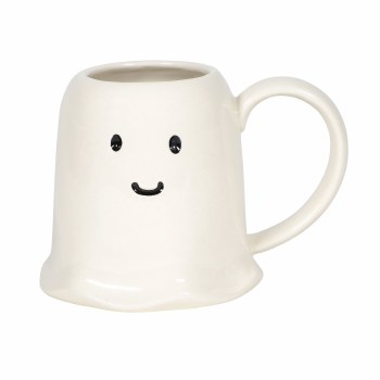 GHOST SCULPTED CERAMIC MUG