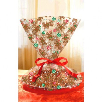 GINGERBREAD COOKIE TRAY BAGS 6CT