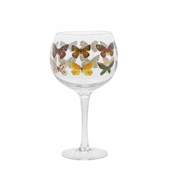 GINOLOGY COCKTAIL GLASS BUTTERFLIES