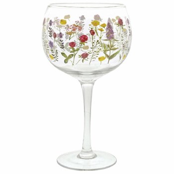 GINOLOGY COCKTAIL GLASS WILDFLOWERS