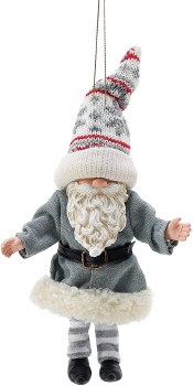 POSSIBLE DREAMS GNOME ORN GREY COAT