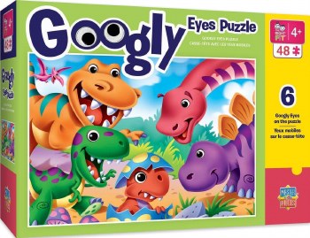 MP PUZZLE 48PC GOOGLY EYES DINOS