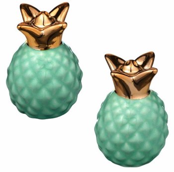 GRASSLANDS PINEAPPLE SALT/PEPPER SET