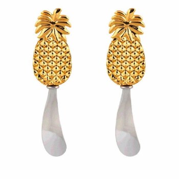 GRASSLANDS PINEAPPLE SPREADERS SET/2