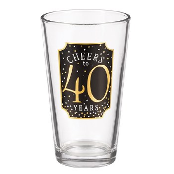 GRASSLANDS RD PINT GLASS 40