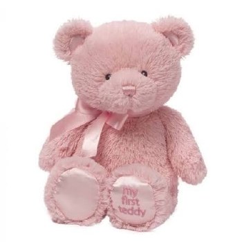 GUND MY 1ST TEDDY PINK SMALL