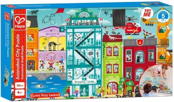 HAPE ANIMATED CITY PUZZLE