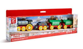 HAPE RETRO STEAM TRAIN W/LIGHTS &amp; SOUND