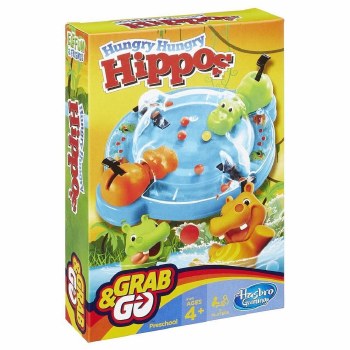 GRAB 'N GO TRAVEL GAME HUNGRY HIPPOS