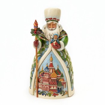 HEARTWOOD CREEK FIGURINE RUSSIAN SANTA