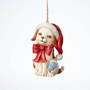 HEARTWOOD CREEK ORN PUPPY W/BOW