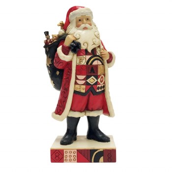 HEARTWOOD CREEK SANTA W/FAO TOY BAG