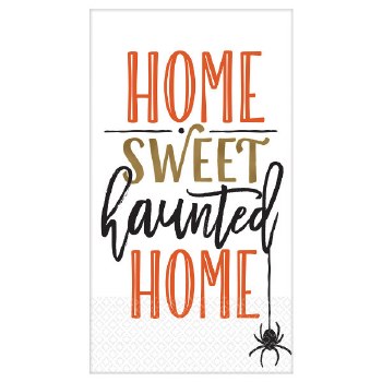 HOME SWEET HAUNTED HOME 16c GUEST TOWELS