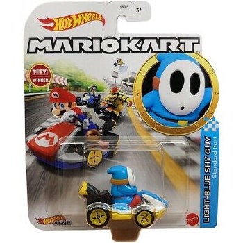 HOT WHEELS MARIO KART LIGHT BLUE SHY GUY