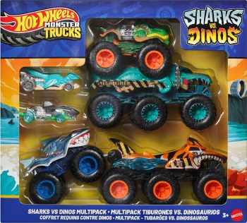 HOT WHEELS MT SHARKS VS DINOS