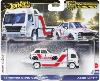 HOT WHEELS TEAM TRANSPORTS CIVIC/AERO