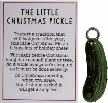 GANZ THE LITTLE CHRISTMAS PICKLE