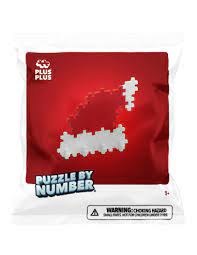 PLUS PLUS PUZZLE BY # BAG SANTA HAT
