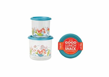 ISLA MERMAID SET/2 SNACK CONTAINERS