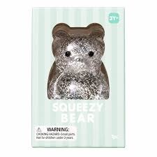 J'ADORE SQUEEZY BEAR SILVER