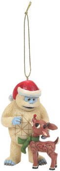 JIM SHORE ORNAMENT RUDOLPH &amp; BUMBLE