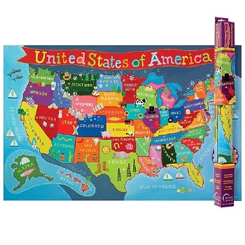 KID'S USA WALL MAP 24&quot; X 36&quot;