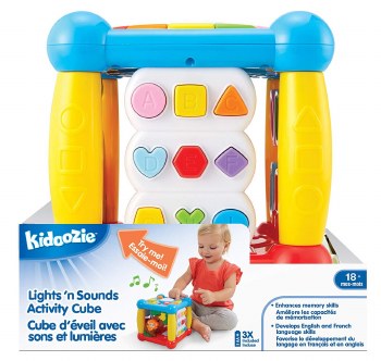 KIDOOZIE LIGHTS &amp; SOUNDS ACTIVITY CUBE