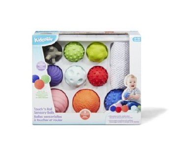 KIDOOZIE TOUCH 'N ROLL SENSORY BALLS