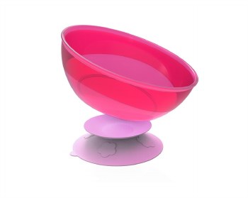 KIDSME STAY IN PLACE BOWL PURPLE/PINK