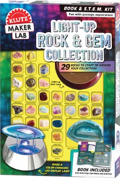 KLUTZ LIGHT UP ROCK &amp; GEM COLLECTION