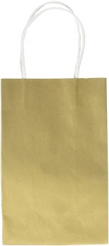 KRAFT BAG SOLID GOLD CUB SIZE