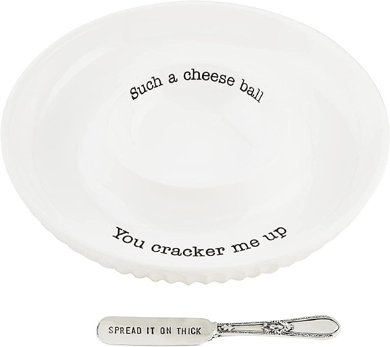 MUD PIE CHEESE BALL DISH SET MARCO'S EMPORIUM