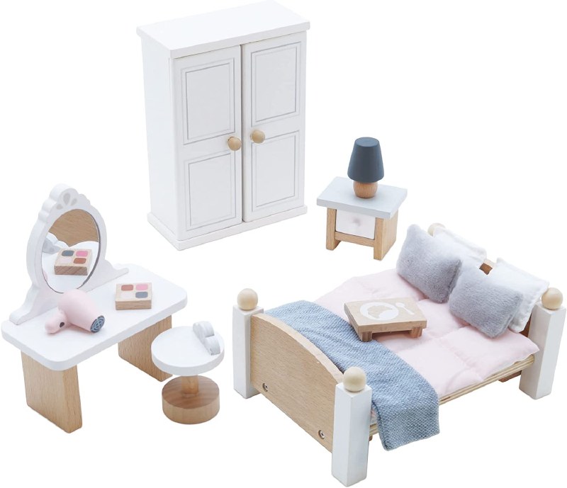 Fashion Dollhouse with 23-Piece Furniture Set