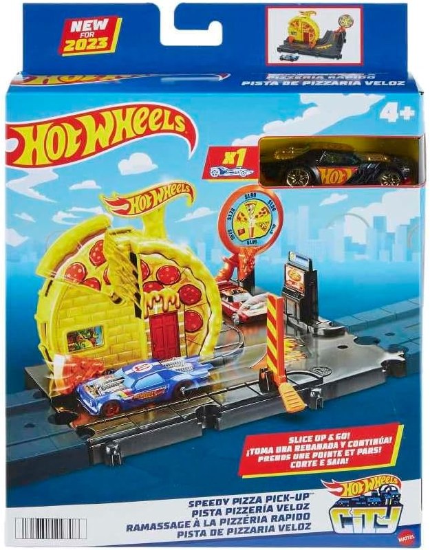 Mattel Hot Wheels Speedy Pizza Playset HOT WHEELS CITY SPEEDY