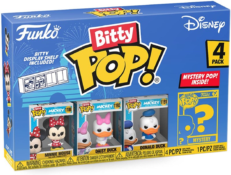 Disney Bitty Pop Mickey 4Pk