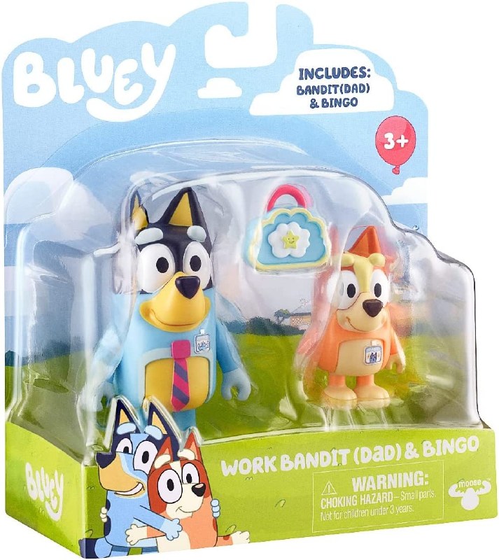 BLUEY FIG WORK BANDIT (DAD) BINGO - MARCO'S EMPORIUM