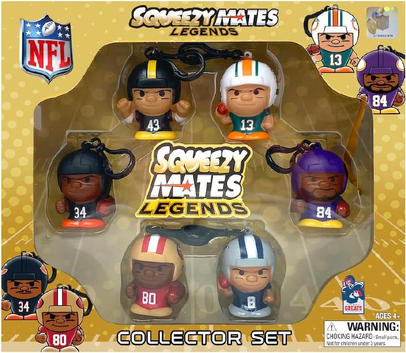 SQUEEZYMATES LEGENDS NFL COLLECTOR SET MARCO'S EMPORIUM