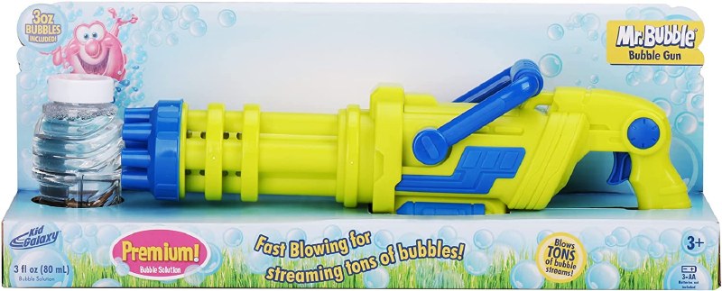 KID GALAXY MR BUBBLE BUBBLE GUN - MARCO'S EMPORIUM