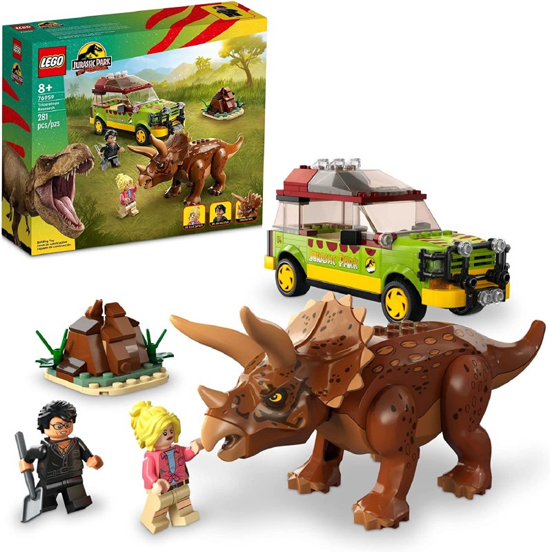 LEGO JURASSIC PARK TRICERATOPS RESEARCH - MARCO'S EMPORIUM