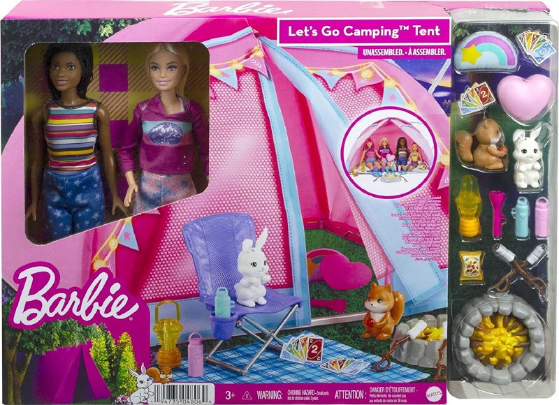 BARBIE CAMPING DOLL SET W/2 DOLLS - MARCO'S EMPORIUM