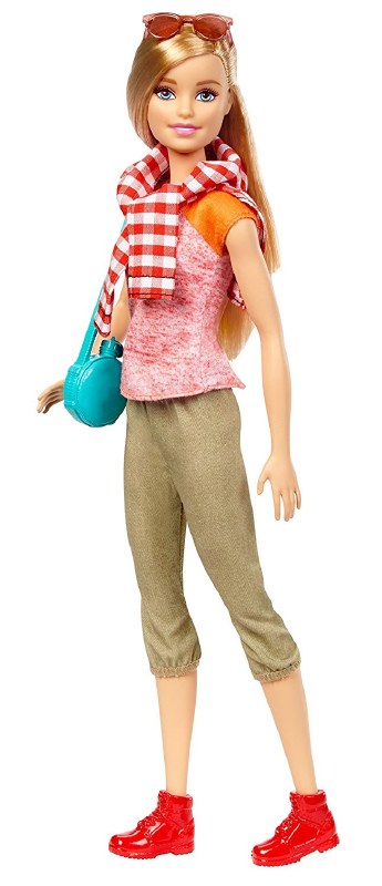barbie camping fun doll